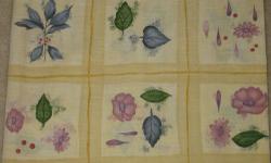 2 Panels 41.1" W x 83.1" L
Wine color base with pretty flowery pattern.....excellent condition...in never used them. You must see.....photo does them no justice very pretty and vivid!!