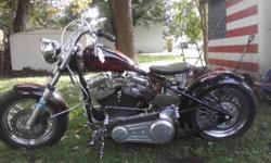 Custom Harley Bobber. S&S super stock heads, Crane HI 4 ignition, 3in BDL open primary, Paul Yaffee pipes, S&S pistons, new battery, 180 rear tire, 2 sets of handle bars, Santee custom hard tail frame. $7,000
Please call 585-494-0422.
