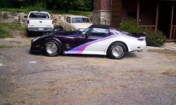 Condition: Used
Exterior color: purple and white
Interior color: violet
Transmission: Manual
Fule type: Gasoline
Engine: 8
Drivetrain: 4 speed
Vehicle title: Clear
DESCRIPTION:
This is a 1970 Corvette that has been customized. Matching numbers.350 LT1
