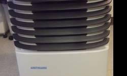 For sale: Danby Portable Air Conditioner in excellent pre-owned condition. It is on wheels so you may use it in any room.
The specifics are as follows:
Model: ArcticAire APAC8040
BTU: 8000
Power source: 1ph.115 volt 60 hertz
Input cooling: 9.0a
Working