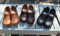 3 pair Dansko Size 41. Great condition. Dark brown, caramel and black.
$50 cash