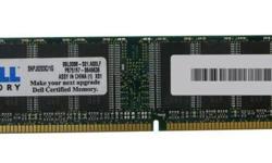 DELL 1GB PC3200 400MHZ DDR DESKTOP MEMORY NON ECC LOW DENSITY RAM