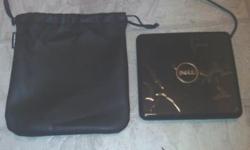 FOR SALE:
Dell USB External DVDRW drive Model #DMGX10N, includes leather pouch for transport. Drive works beautifully and has hardly ever been used. Great for connecting to netbooks or laptops for accessing discs or external storage. $30 or B/O, contact