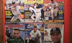 -This lot consists of 6 highly collectible magazines featuring Derek Jeter on the cover.
-The combined original total face values on the 6 magazines was $31.90, I am only asking $15 for the lot!
-Please reply via email.
-This lot consists of the following