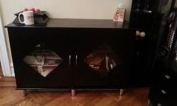 2 Door cabinet black finish $200
4 Door cabinet black finish $400
Tv stand entertainment stand black finish $400
Also available a bed, dressers, chests, armoires, dining room set w 4 chairs,a bar with 2 stools and other pieces of furniture and home decor.