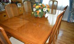 Oak Dining Room Set; Includes Table, 6 chairs and China Cabinet
Buyer responsible for pick up. Located in Pomona, NY 10970
Must Sell.