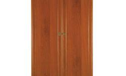 Double Door Wardrobe made of MDF. Easy to assemble. Strong Constructions. Available In Alder Or Italian Chestnut Finish.
Size: 31.5 In.(W) x 88 In.(H) x 23.3 In.(D)
web site: