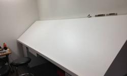3 Piece Drafting Table includes 3 large draws, desk draw and document storage compartments.
12ft Long x 38" in Height - Hardly Used, Very Clean.
Paid $1750
Must be able to transport after purchase.
516-680-8000