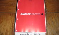 Covers 2001 Ducati Monster 400 / 600 / 750 Part # 91470211D
FREE domestic USA delivery via US Postal Service
FLAT RATE FEE for all non-US orders will be sent using Air Mail Parcel Post, duty free gift status, 7-10 business days for delivery; Please add