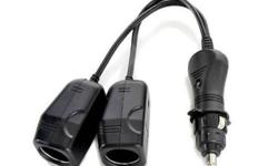 For sale is one (1) EARLY WARNING? DUAL POWER OUTLET ADAPTER.
You will receive:
*1 - DUAL POWER OUTLET ADAPTER; Early Warning item # EW-30DC
POWER TWO DEVICES WHILE ON THE ROAD!
? Early WarningÂ® makes it easy to power your portable devices on the road.
?