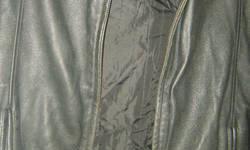 WE ARE LOCATED AT 245 MT. ZION RD. MARLBORO NEW YORK WE HAVE A MANS GENUINE LEATHER JACKET FOR SALE, IN EXCELLENT CONDITION , GOOD FOR DRESS UP OR BIKE RIDERS CALL 845-236-7378.HERE FROM 8AM 9PM 7 DAYS A WEEK 12 MO. OUT OF THE YEAR.NEVER WORN.