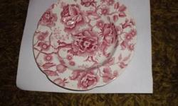 ENGLSH CHIPPENDALE RED SAUCER EXQUSITE PEICE
CONDITION: VERY GOOD, NO CHIPS OR CRACKS ON FACE, SOME AGING ON BACKSIDE, THINK IT IS CALLED GRAZING, IT APPEARS IS FINE LINES BENEACH THE COATING.
ALL DECORATIONS UNDER THE GLAZE PERMANENT & ACID RESISTING