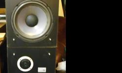 A pair of ESS Model 10 two way speakers with new 10" polycone woofers which are superior to the originals.[large magnets]
A truly excellent sounding pair of speakers, especially because of the superb Matsushita 1" dome tweeters.
These were among the best