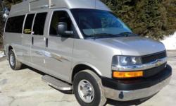 2007 Chevrolet Express G3500 Wheelchair Ambulette Van with only 22,777 miles has seating for up to 6 passengers with 1 wheelchair position. This van has been thoroughly reconditioned, touched-up, serviced, checked and road tested and is clean, fully