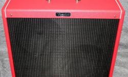 The Fender Hot Rod DeVille 212 III LTD Red October tube combo amplifier gives you classic Fender tone with a blazing-hot red and black look and premium Eminence speakers! The 60-watt Hot Rod Deville? 212 III packs three distinctive channels of tube-fired