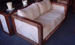 FINE FURNITURE TWO SEAT LOVE SEAT CUSTOM MADE BY LIVING HOME. A MUST SEE ITEM (OBO)