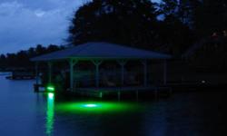 Fishing Waders Pro is proud to introduce New Hydro Glow Fishing Lights!! We Have Added Three New Hydro Glow Fishing Lights to Our Products.
Introducing The New Hydro Glow DM260. 4? LED, 120V, GREEN OR BLUE. The DM260 is our ? Dock Mounted ? model of