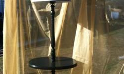 Refinished hand painted floor table lamp. Black with new white shade.
This ad was posted with the eBay Classifieds mobile app.