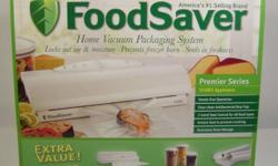 PRODUCT DESCRIPTION AND FEATURES:
Lock out air and moisture, prevent freezer burn and seal in freshness for any food worth preserving with FoodSaver's Home Vacuum Packaging System. Features two-level seal control for all food types and a simple,