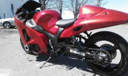 FOR SALE: 2007 HayaBusa TURBO $9,000
This bike is authentic - tons upgrades to make this bike unique. Perfect condition with only 8,000 miles!
Seriously....this is a perfect condition Hayabusa with tons of upgrades.
First, the bike is in great shape and