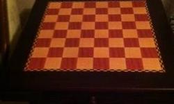 Cherry Wood Chess & Checker Game Table Very Good Condition . Pick up only please. Can call anytime before 2:00 pm I will post picture later
This ad was posted with the eBay Classifieds mobile app.