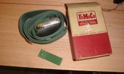 FoMoCo NOS Seat belt B6A-18620-AB. NOS Green seat belt with box. For the following years; 56-62. $75.00