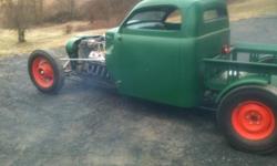 Custom ford rat rod pickup powered by a baby dodge Hemi , 4 speed , air suspension, 3 stromberg 97's, bomber seats, traditional hot rod suspension, lake pipes, registered, inspected road legal . Call for details 845.224.5487
This ad was posted with the