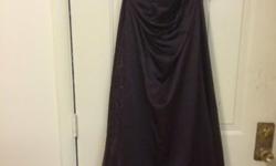 - Size 12, Convertible strapless, brown formal full length gown with sequins ($80 OBO)
- Size 6-8, brown formal full length gown with sequins and train ($80 OBO)