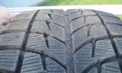 Jeep tires with 60% tread left in good condition. 5 lugs