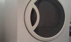 I have dryer for sale AS IS. $300 or BEST OFFER.
The dryer works great and has no issues i know of.
the model is ...
GEÂ® 7.0 cu.ft. super capacity frontload gas dryer
no stairs from where they are located. no refunds.
if you have any questions you may