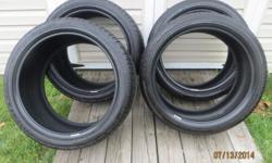 Selling all four (4) Bridgestone Potenza RE050A Tires taken off from 2014 Chevrolet SS delivered to me 2 weeks ago. Tires are like new with just 500 miles on them an 99% tread life remaining. They are just about as new as you can get... undamaged &