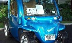 Condition: Used
Exterior color: Blue
Interior color: Brown
Fule type: Electric
Drivetrain: Electric
Vehicle title: Clear
DESCRIPTION:
Up for sale is a great GEM Car for Sale 2002 by Chrysler 2 Passenger All Electric Car Mileage less than 500 Mileage range