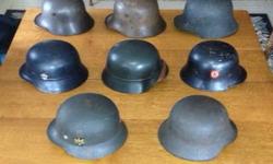 I have eight helmets (5) WW II German and (3) WW I Imperial for sale as a lot. I would like to sell all of them for $1,600.00 total. Pictures will be attached. I can send more if you are interested. Came from an estate sale in South Carolina. This is an