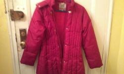 Selling a Gently Used Red Apollo Girls winter jacket. Size 14. Comes from a smoke free house. Polyster material Only. Any Questions please contact me by Text 646-226-9935. Cash only Local Pick Up . Serious buyers only.