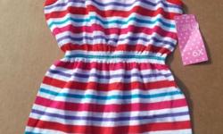 Girls Sunsuit
Size: 6X
Height: 47-1/2"-49"
Chest: 25-1/2"-26"
Waist: 22-12"-23"
Hips: 25-1/2"-26-1/2"
Ties on the Shoulders
New with Tags
