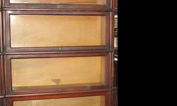 ****SELLING****
GLOBE-WERNICKE GLASS FRONT SECTIONAL BARRISTER BOOKCASE
circa 1915-1922 (based on internet research)
with original labels
6 large sections per unit with base and crown
(Many others found online have only 4 or 5 sections per unit.)
$1250