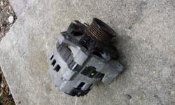 THIS IS A AUTO ZONE ALTERNATOR 105 AMP FOR GM VEHICLES
PART # DL1345-6-11- CAME OFF A CHEVY CAPRICE WITH A 5.0L
STILL UNDER WARRANTY FROM AUTO ZONE. COST $115.00 AT AUTO ZONE.