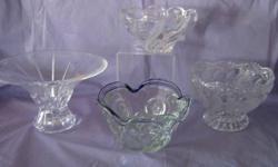 PLEASE leave your telephone number(s) for quick, easy contact, appointments made by phone only. Responses without will be disregarded. Sold items are deleted promptly, no need to ask if they are still available. THANKS
Gorgeous clear glass BOWLS for