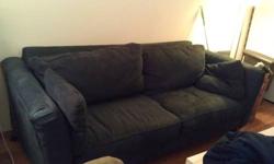 I'm leaving the state and looking to sell these pieces of furniture immediately.
This is a very comfortable sofa that pairs with the two chairs pictured here as well. Great for sleeping in and lounging. Big pieces in excellent condition. VERY tiny