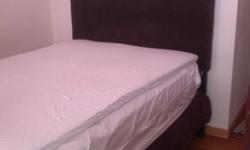 Great condition full-sized bed! Take just a piece of it or all of it together!
Headboard (less than a year old, originally $200) $100
Mattress + box spring $150 - includes high quality bed bug insulator/protector bag for each
Frame $50
I also have a