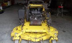 Great Dane Stand On Commercial Zero Turn Mower
Great Dane Super Surfer II Series
61" floating deck
Koehler Command Pro 25HP Engire
1679 hours
Very good, trouble free and reliable mower
Engine and Hydrolic oil has been changed regularly
Some surface rust