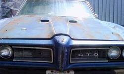 68 pontiac gto. numbers matching. his and her shifter. original engine transmission numbers matching. true 242 ready 4 restoration. 4 more information call eddie 718 285 2390