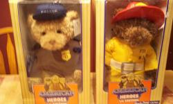 American Heros 1st Edition
Policeman & Fireman $25 For The Pair
Kept In Original Boxes
by GUND