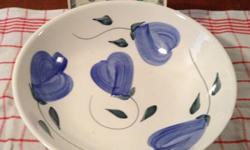 Please leave your telephone number in your response, appointments made by phone only. Item sold are deleted promptly, no need to ask if they are still available. Thanks
Hand thrown CERAMIC BOWLS. Really beautiful pieces. Individually or take both for $15