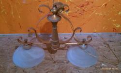 ITS A ANTIQUE LIGHT FIXTURE
MEASURE ABOUT 3' LONG X 3' HIGH AND WEIGHS ABOUT 15 LB
YOU CAN PUT IT OVER YOUR DINNING ROOM TABLET
