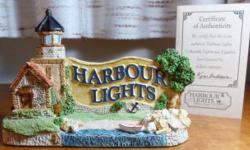 Harbour Lights described this piece as follows: " Harbour Lights is proud to have created this unique lighthouse figurine especially for our collectors. Legacy Light depicts a small, antiquated lighthouse, still in service, but showing its age. This