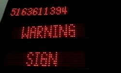 LED SIGNS TO WARN ONCOMING CARS OF DISTRESS ON HIGHWAY.DISPLAY IN REAR WINDOW.SIGNS STAY LIT FOR UP TO 6 HRS AND CAN BE RECHARGED FROM CAR AND HOME AND LEFT PLUGGED IN LIGHTER.DONT GET REAR ENDED IF YOU BREAK DOWN.!!!!!! signsbyjoefriszell and 516 361