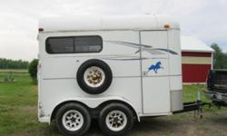 1994 Valley 2 Horse Trailer. Well maintained. Current NYS inspection and registration.
Floor boards in great condition.
$2300 . Please call 585-392-7183
if interested.
