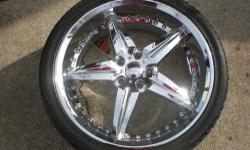 20 INCH FOOSE CHROME RIMS WITH RIMS AND TIERS PRICE IS 1,000 FIRM FOR THEM PLEASE CALL ME FOR MORE INFORMATION 516-850-2373 THEY FIT A DODGE AND FORD 10 INCH WIDE AND 5 LUG PLEASE CALL IF INTERESTED SERIOUS BUYERS ONLY NO SCAMS