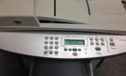 The unit powers and it is being sold "as is"
Comes with AC adapter cord; does not include toner cartridge
Unit has some scratches on front, top, rear and bottom.
It does not include any manuals nor discs.
The pictures included in the listing are from the
